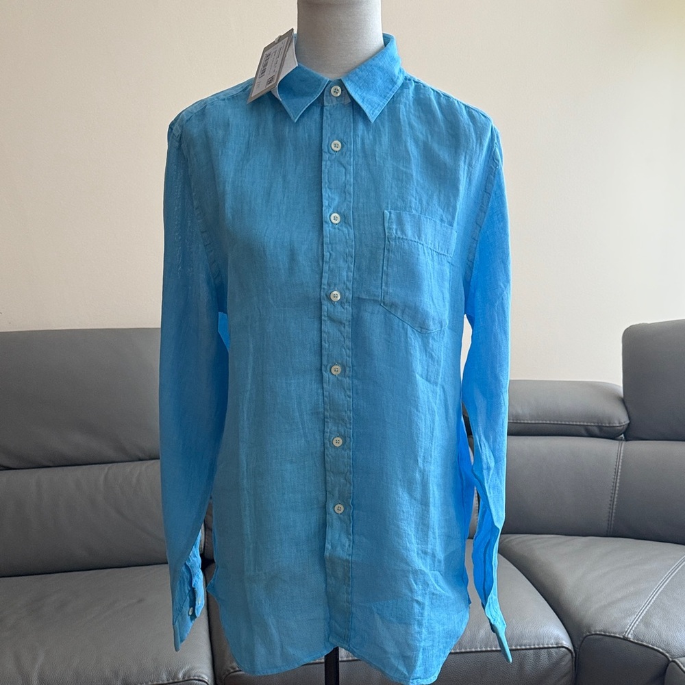 NEW Auth 120% LINO men’s SHIRT regular fit sz XL